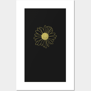 Daisy Yellow 2 Repeat Posters and Art